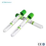 Glass Lithium Heparin 2ml Green Tube For Blood Draw
