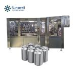 Automatic Rotary Carbonated Drink Filling Seaming 2 In 1 Monoblock For Aluminum