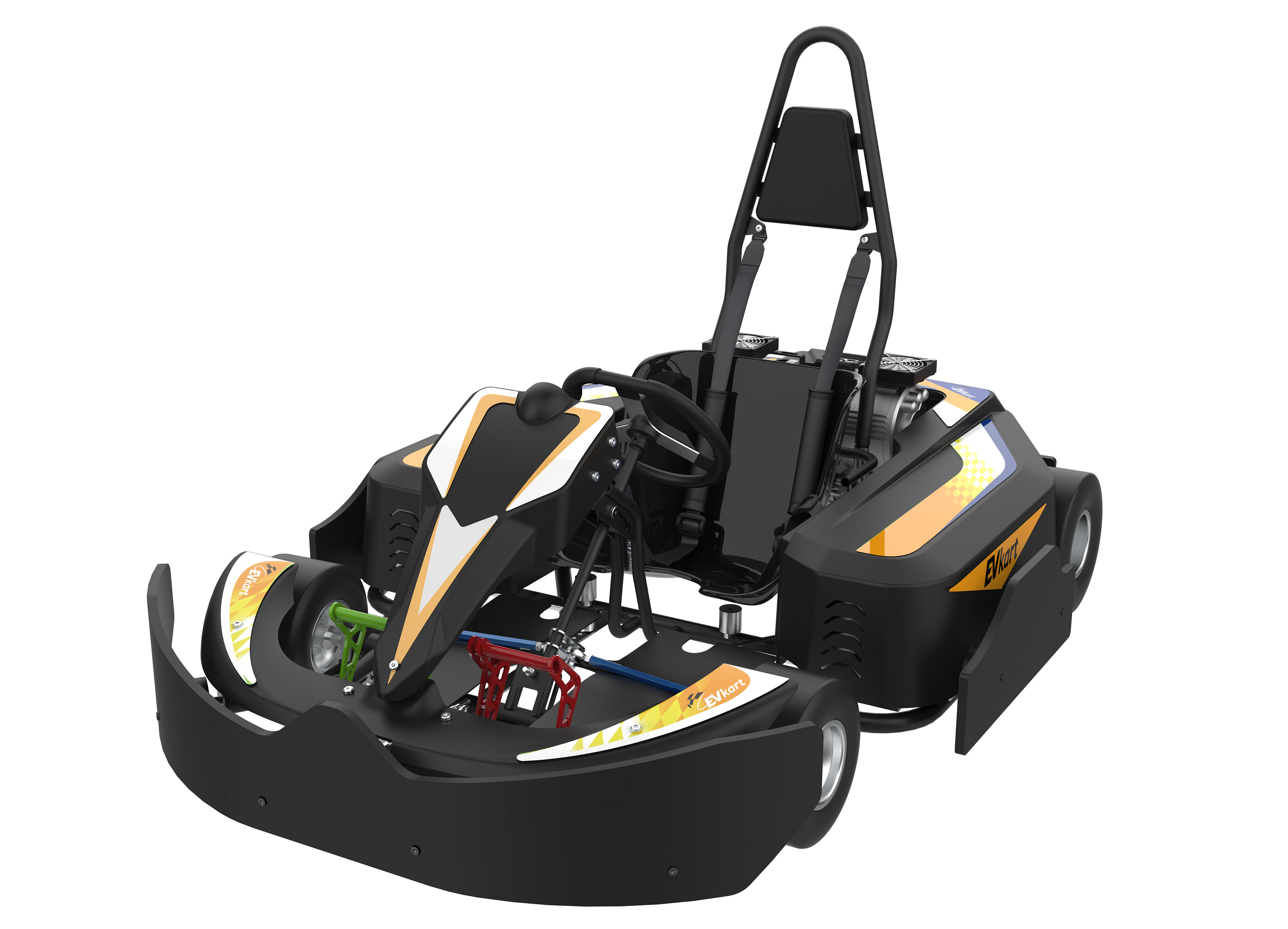 OEM 2 Seater Adult Go Carts With Lock Adjustment Pedal