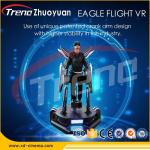 AC 220V Breathtaking Shooting Stand Up Video Game Simulator Interactive Eagle