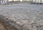 Galfan Coated Gabion Stone Cages Double Twisted Weave PVOC Certification