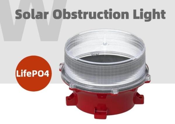Low Intensity Flashing Aviation Obstruction Light IP68 Aircraft Obstruction