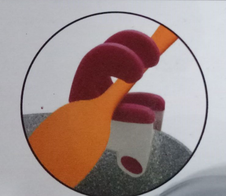 FBTZ102802 PP+silicone material pot side clip for holding spoon