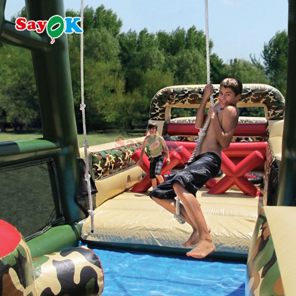 Commercial Inflatable Obstacle Course Inflatables Outdoors Giant Inflatable Obstacle Course for Adults