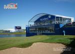 50m Width Arcum Shape Double Decker Tents For Outdoor Exhibition Event