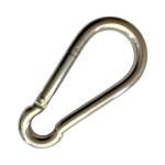 Electrolytic Treatment Technology Stainless Steel DIN5299C Carabiner Snap Spring