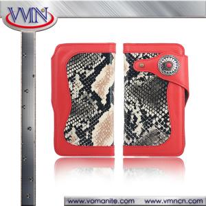 China Unique fashion accessory Genuine Real Anaconda Python Snake Skin Leather Phone Cover Case for iphone 7 wholesale