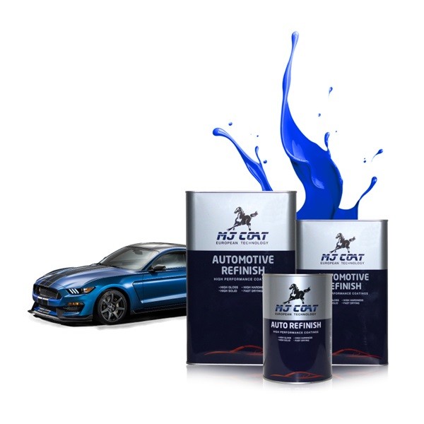 1K Solid Color Auto Refinish Paint High Adhesion Car Refinish Paint