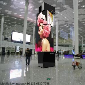China New Spinning LED Display P4 P5 P6 Creative LED Display Outdoor wholesale