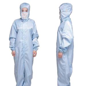 China 98% Conductive PE SMS Dust Free ESD Cleanroom Coverall wholesale