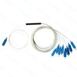 FTTH Mini Steel Tube Fiber Optic Splitter 1x16 PLC Splitter With SC UPC
