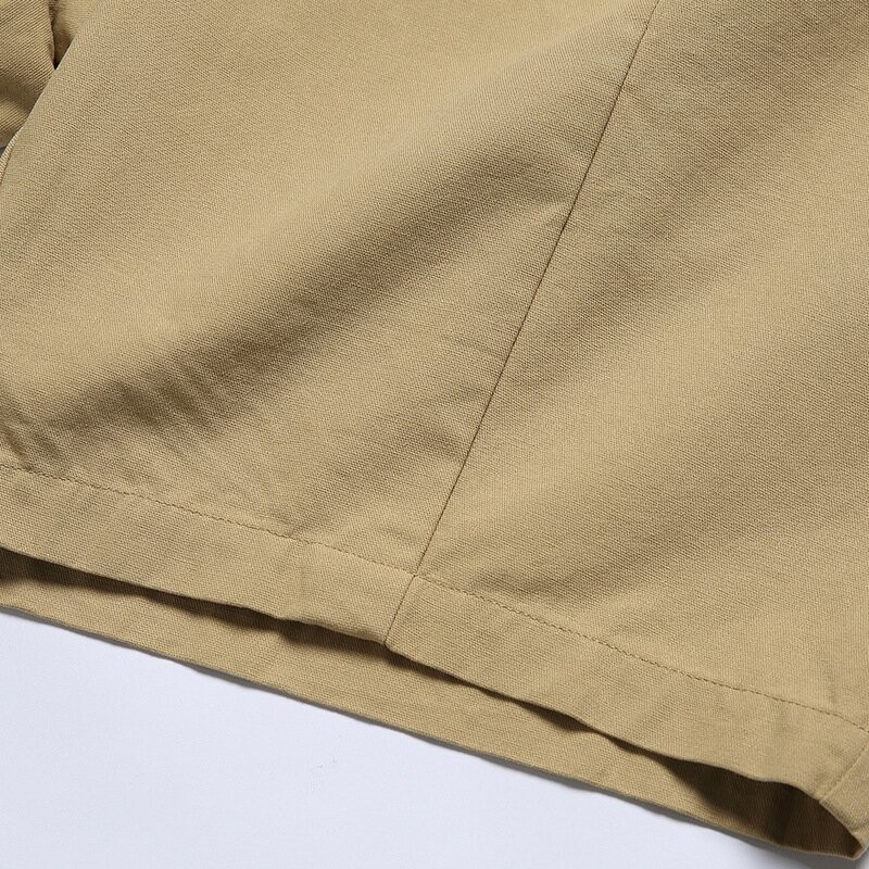 OEM maufactory Summer men's solid color front bag shorts loose straight tube work pants