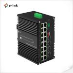 Industrial L2+ 16-Port 10/100/1000T 802.3at PoE plus 4-Port 1000X SFP Managed