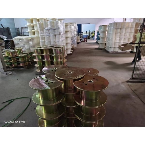 Flat Steel Cable Bobbin 500mm For Copper Wire 0.15mm Drawing Machine