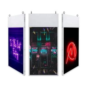 China LCD Hanging Window Advertising Screen Display Android Wifi 49 Inch High Brightness wholesale