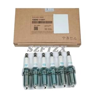 China 1884011051 Auto Spark Plugs 6Pcs For HYUNDAI SANTA FE GENESIS KIA SORENTO RONDO wholesale