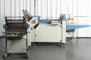 China 380V Automatic Cross Fold Paper Folding Machine For Pharmaceutical Leaflets wholesale