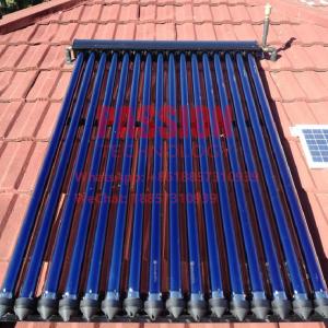China 25tubes Heat Pipe Solar Collector 250L Pressurized Solar Water Heater wholesale