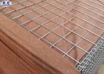 Brown Military Gabion Box, Hesco barrier Galvanized Gabion Box Effective