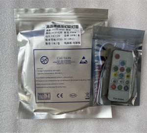 China IP20 16W/12V 96lights Of 5M RGB Remote Control Led Strip Lights For Gaming wholesale