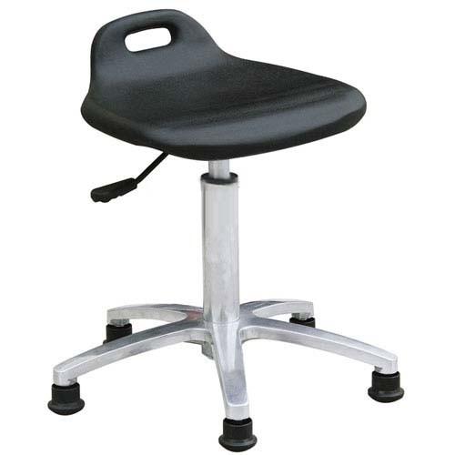 Pneumatic Rotatable ESD Task Chair Polyurethane Stool w/Handle Hole 40mm
