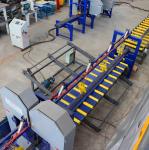 Full Automatic Vertical Log Cutting Band Saw Production Line,Twin Bandsaw Sawn