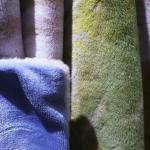 Soft Stylish Faux Fur Throw Blanket Luxury Warm Coral Weighted Blanket Folded