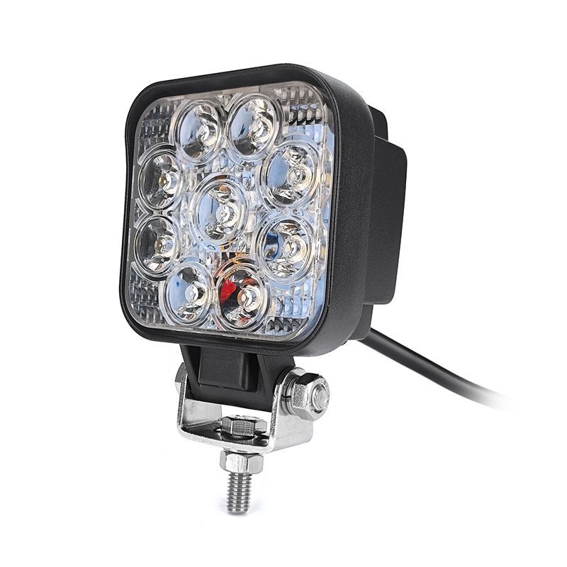 Mini 27W Forklift Truck LED Work Light Square Headlight China