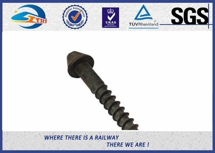 High Tensile Railway Sleeper Screws HDG Plain Oiled Wax Q235 Grade 4.6
