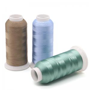 China 4000 Yard Filament Polyester Embroidery Thread for Embroidery Machine 720 Color Range wholesale