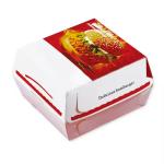 Customized Disposable Cardboard Burger Boxes Fast Food Grade for Restaurants