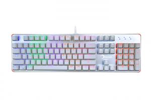 China Durable Brown Switch Mechanical Keyboard Backlit , Led Gaming Keyboard Rainbow wholesale