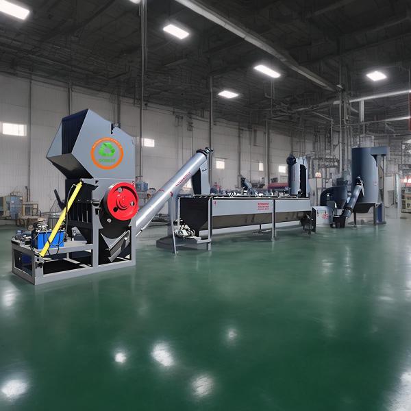 Waste Plastic PP PE Recycling Washing Production Line with High Capacity in