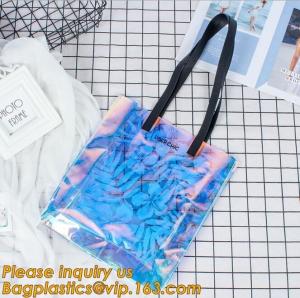 China pvc bag with handle folding tote bag pvc swimsuit bag,Clear Vinyl Bags With Handles Clear Makeup Set PVC Zipper Bag wholesale