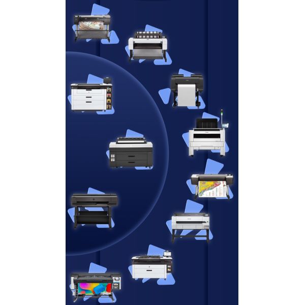 H P T630/T650 Engineering Plotter Printer 36-Inch A0 24-Inch A1 Large Format Color Inkjet Plotter Wireless Network Connection