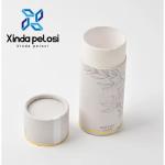 Kraft Essential Oil Round Paper Tube For Tea Wine Cardboard
