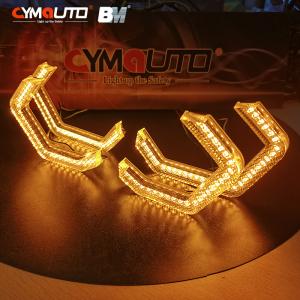 China Diamond Switchback LED Angel Eyes Halo Rings 12 Months Warranty wholesale