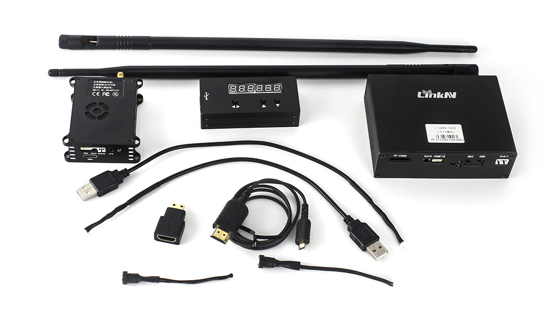 10km UAV Video Link 1080p HDMI AES256 Encryption 300-2700MHz