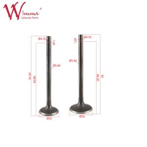 China Motorcycle Intake And Exhaust Valves, Main Engine Exhaust Valve , High Performance CG150 wholesale
