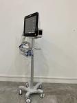 Neonate 3 Inch Silent Wheels Medical Monitor Trolley Aviation Aluminum Matieral