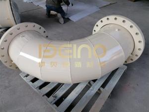 China Misaligned Design Alumina Ceramic Pipe Ceramic Lined Pipe Elbows wholesale