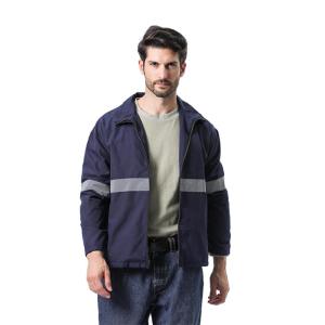 China 3 1 Twill FR Winter Jacket With Reflective Tape EN11611 Aramid 3A wholesale