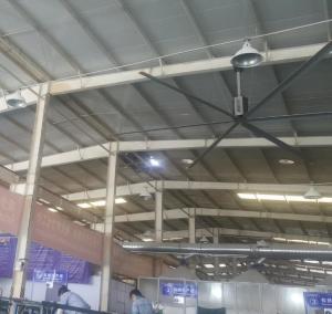 China 6.7M 263 Inch Exhaust Large Warehouse HVLS Industrial Fans wholesale
