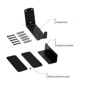 China Standard Bike Wall Mount Horizontal/Vertical Hanging Rack for Garage and Indoor Silver wholesale