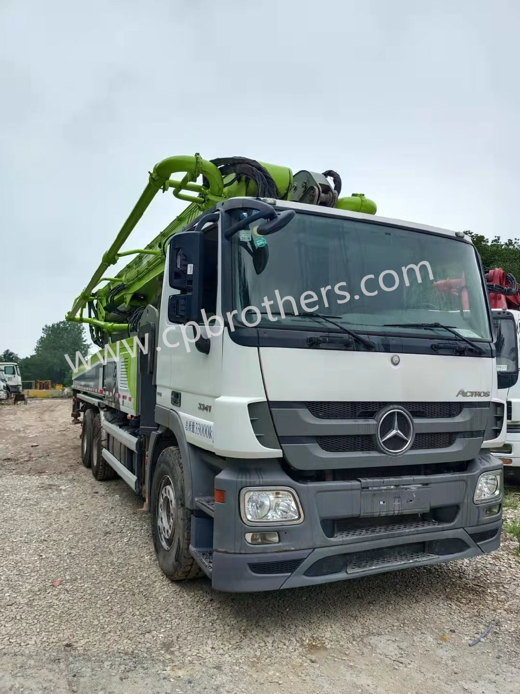 2018 Zoomlion 49m Truck Mounted Pump on Mecerdes Benz