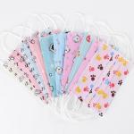 3 Layer Disposable Face Mask , Animal Pattern Face Respirator For Kids