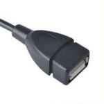 90 Degree Angle Micro B to USB Type A Female OTG Adapter Cable