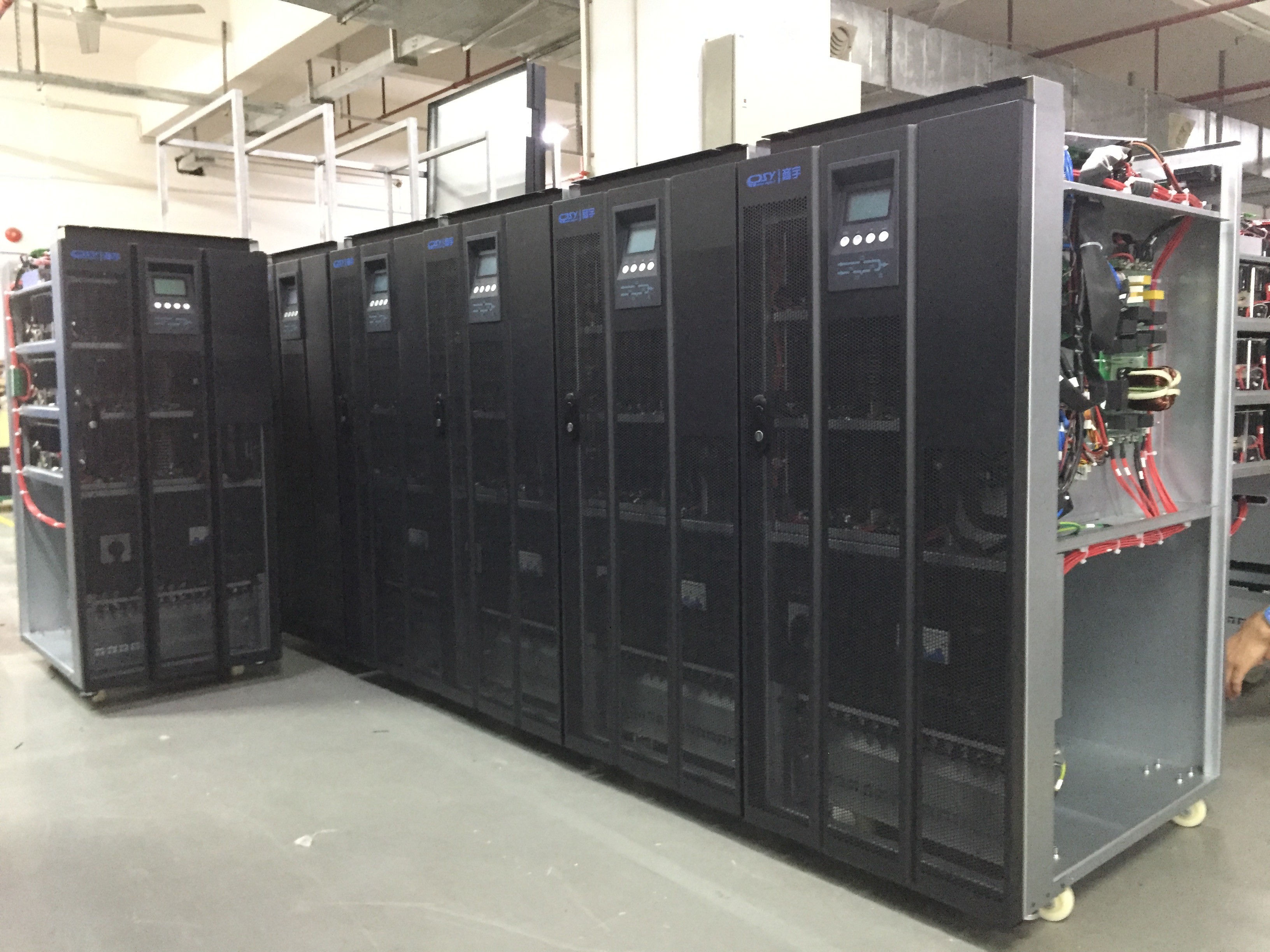 Black Three Phase Online UPS 10kva-30kva High Frequency Online Ups Power Supply