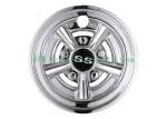 White 8 Inch Golf Cart Wheel Covers Hub Cap 31 X 25.9 X 25.1 Cm For Ezgo