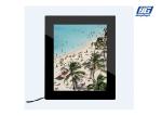 Magnetic Cover Super Thin Black Edges Small Crystal LED Light Box / LED Picture